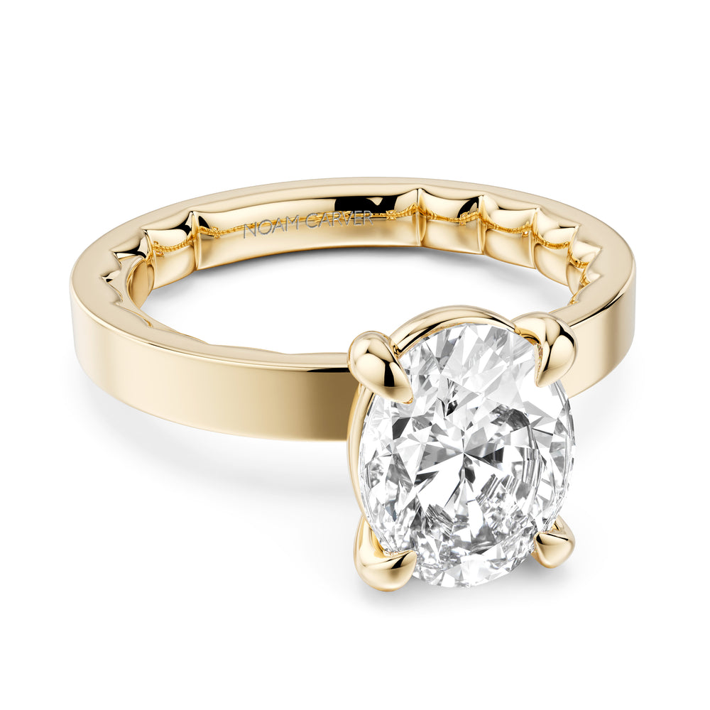 Noam Carver Diamond Solitaire Engagement Ring