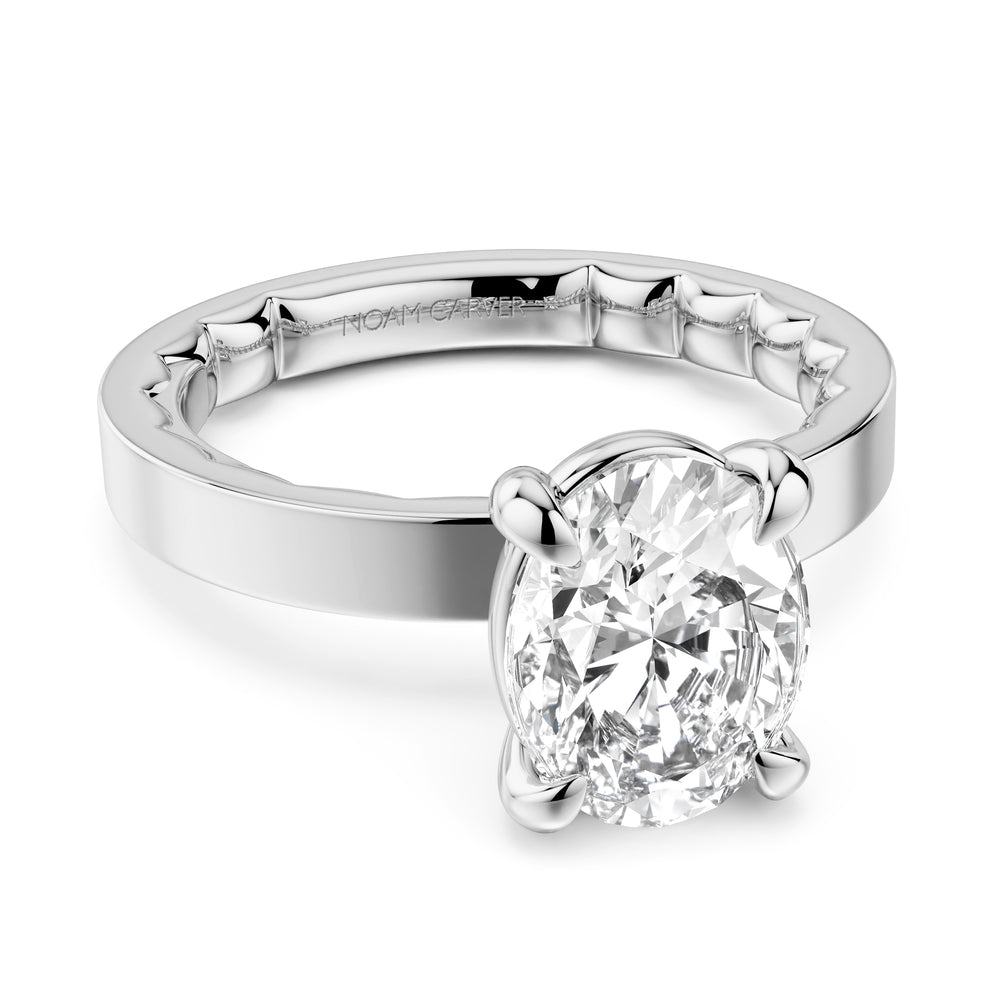 Noam Carver Diamond Solitaire Engagement Ring