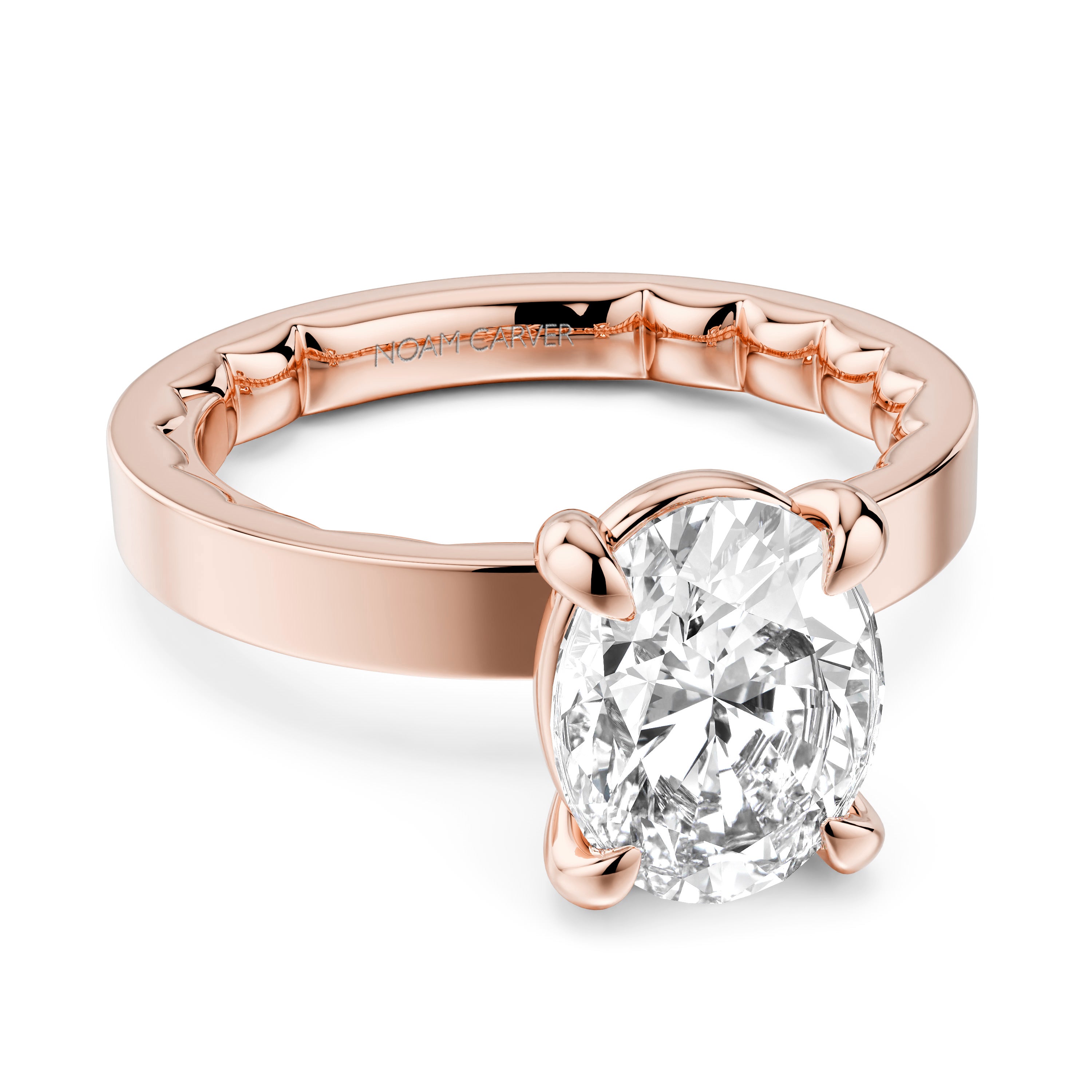 Noam Carver Diamond Solitaire Engagement Ring