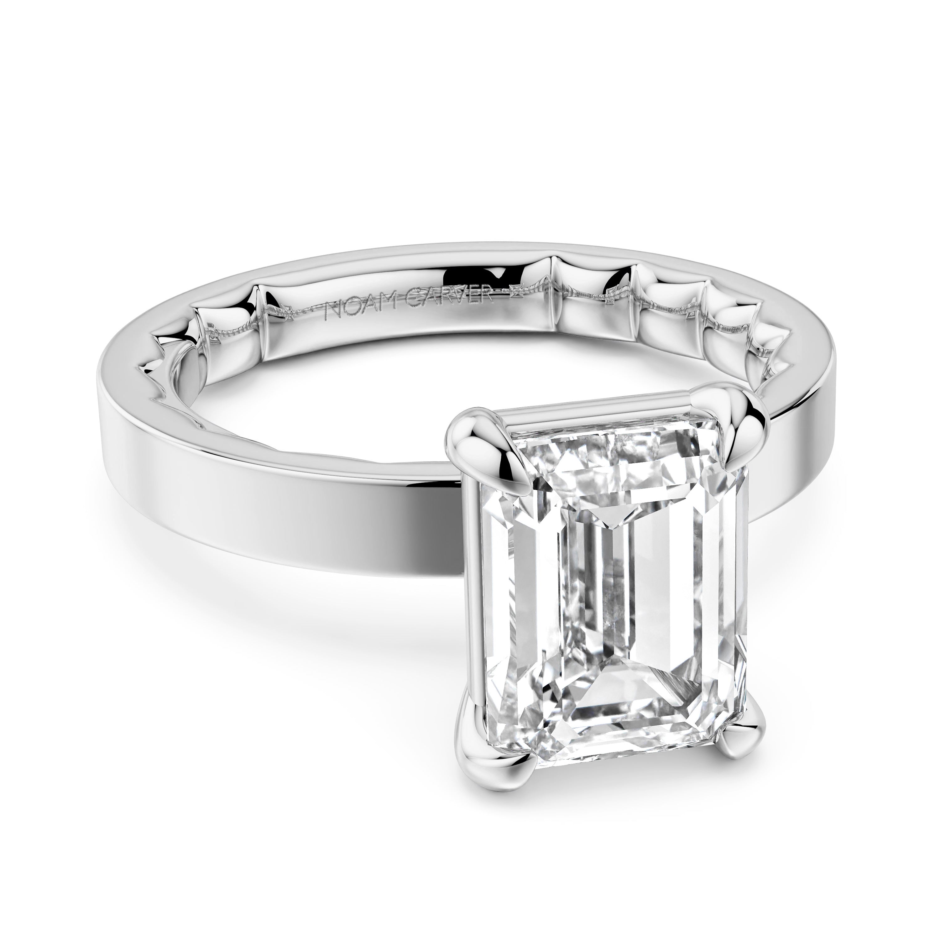 Noam Carver Diamond Solitaire Engagement Ring