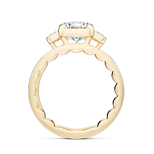 Noam Carver Three Stone Diamond Engagement Ring