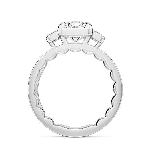Noam Carver Three Stone Diamond Engagement Ring