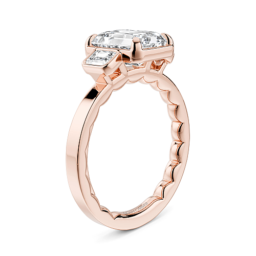 Noam Carver Three Stone Diamond Engagement Ring