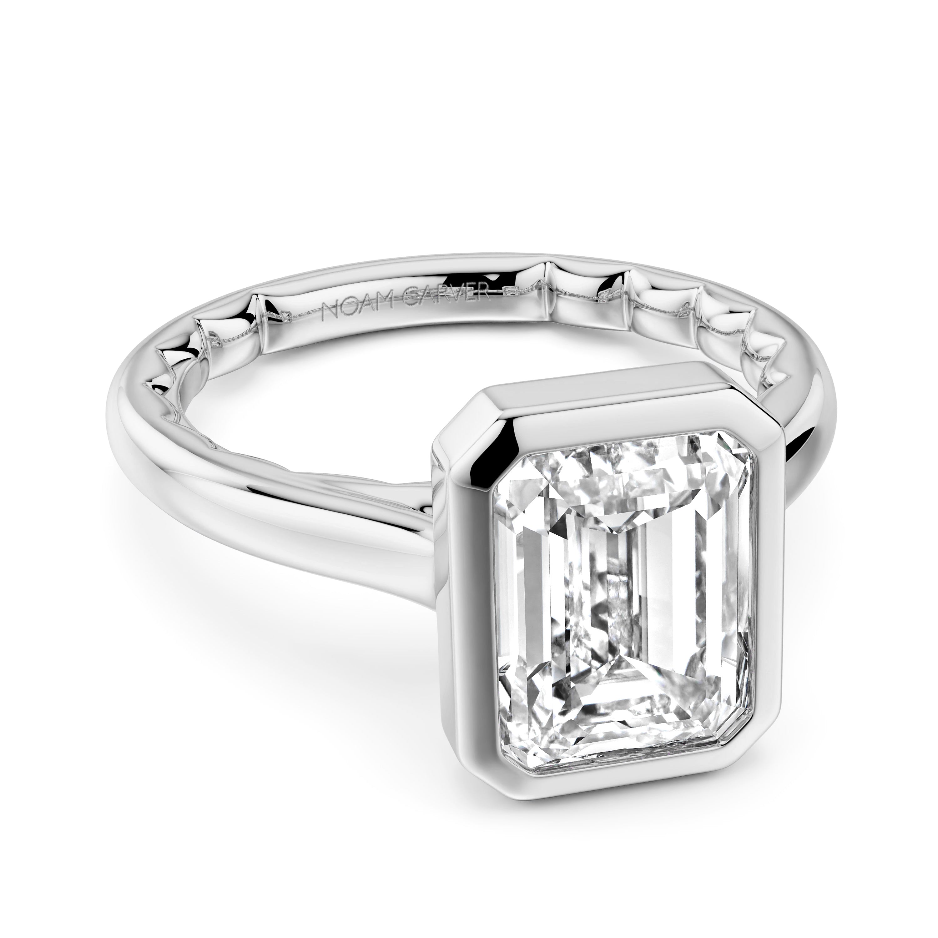 Noam Carver Diamond Solitaire Engagement Ring