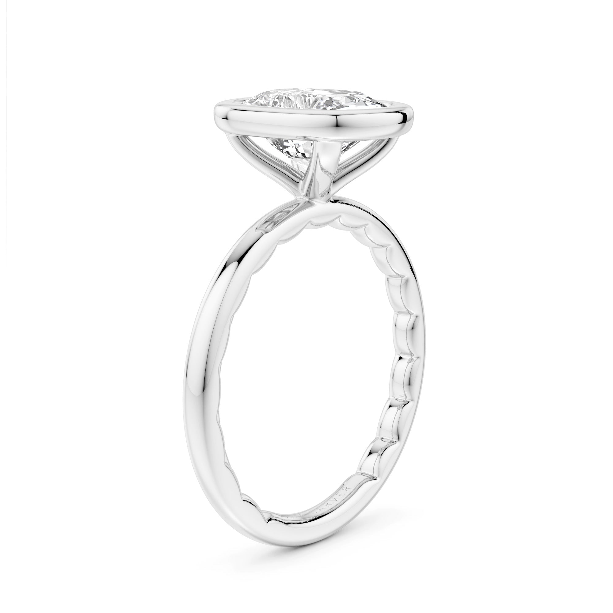 Noam Carver Diamond Solitaire Engagement Ring