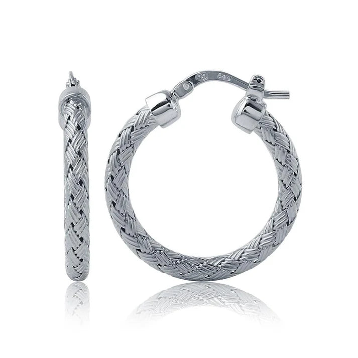 Charles Garnier Silver Hoops