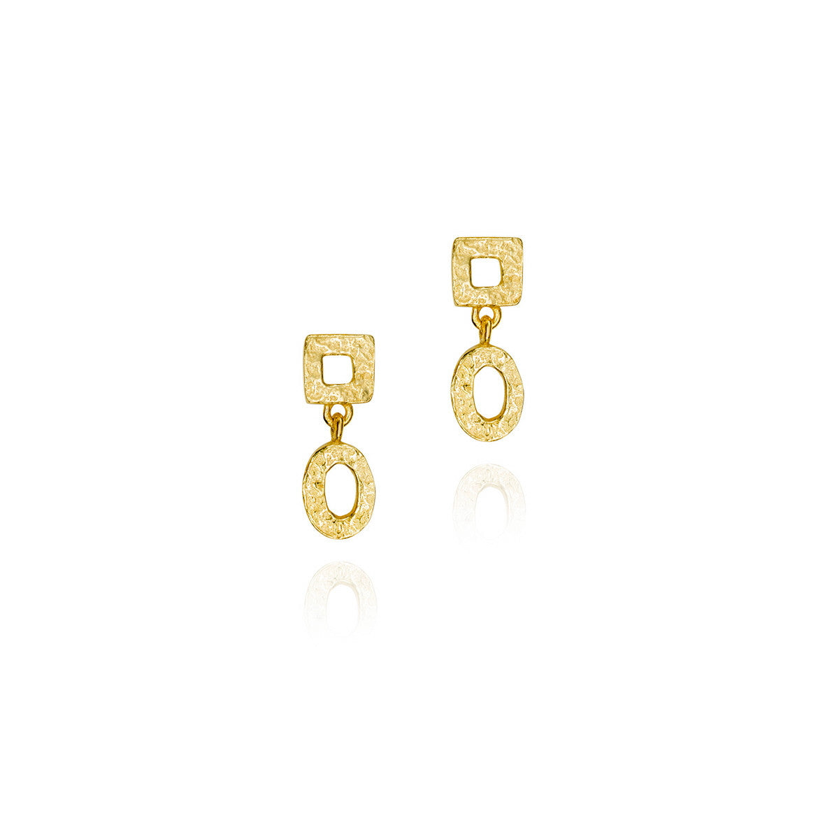 Jorge Revilla Drop Geometric Shape Earrings