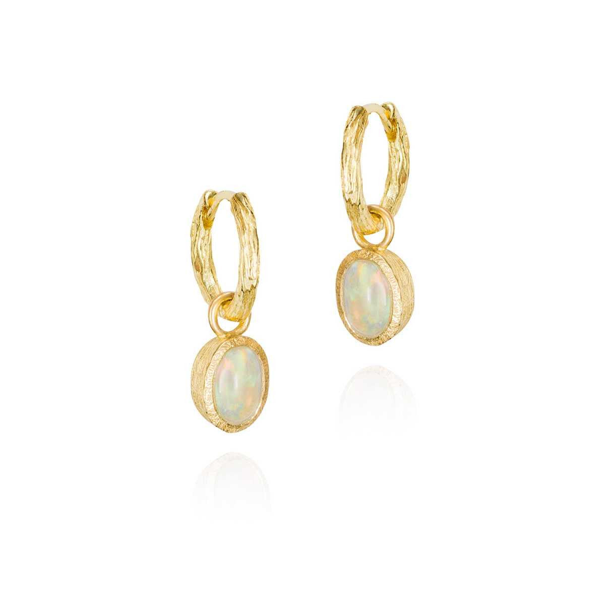 Jorge Revilla Zen Opal Hoop Earrings