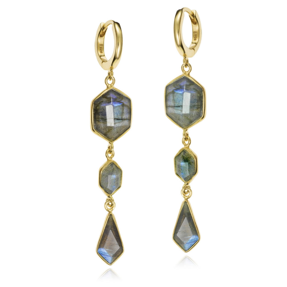 Jorge Revilla Geo Labradorite Earrings