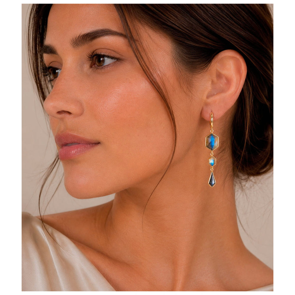 Jorge Revilla Geo Labradorite Earrings