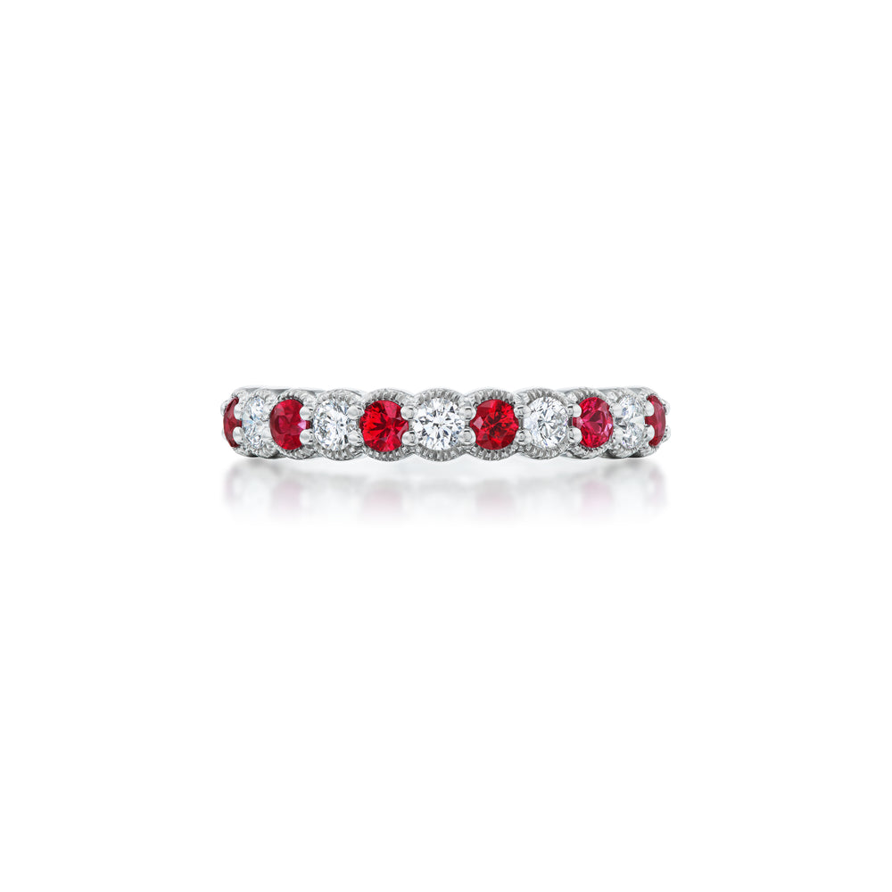 Barmakian Ruby and Diamond Band