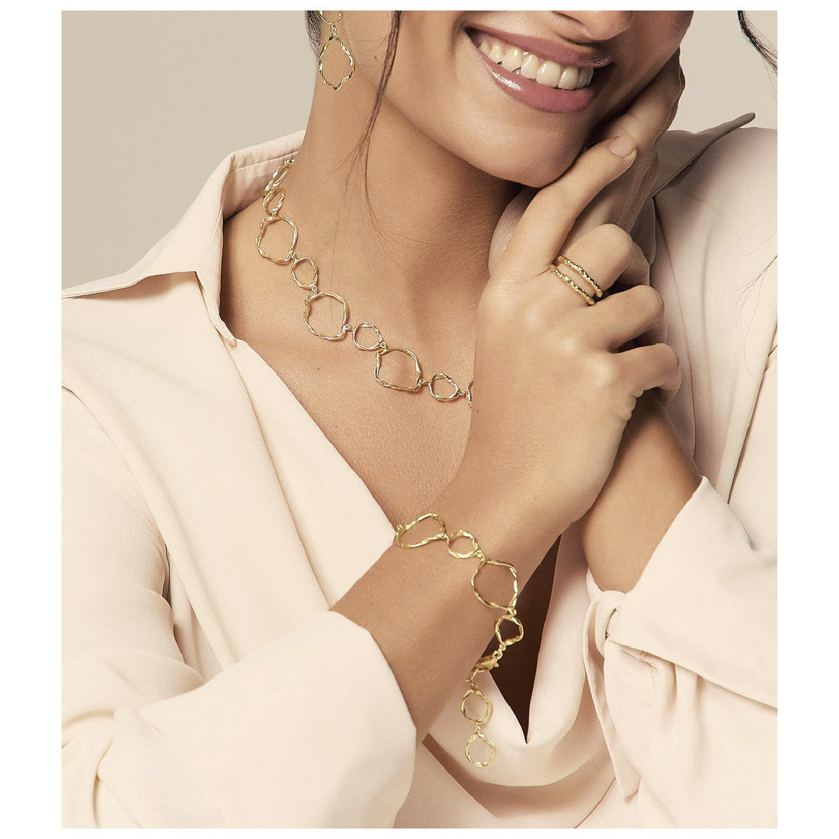 Jorge Revilla Rolling Irregular Link Bracelet