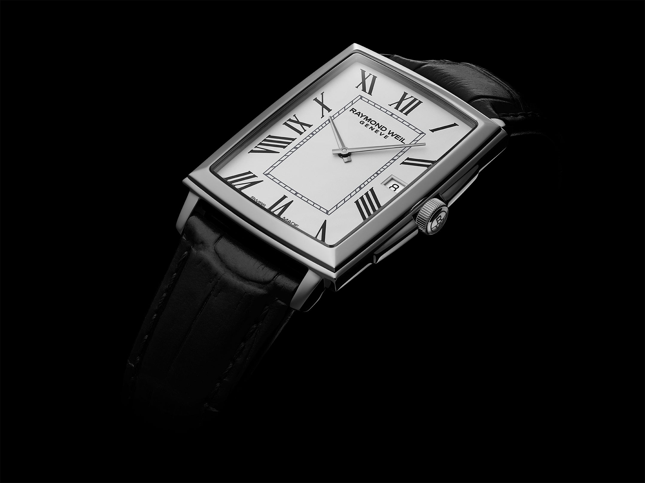 Barmakian | Raymond Weil Toccata Men's Rectangular White Dial