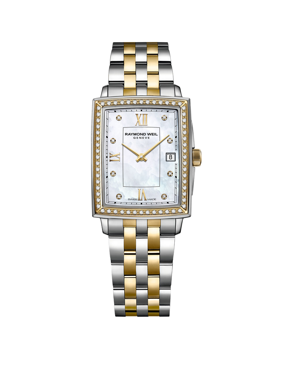 Toccata Ladies Two-tone Diamond Quartz Mother of Pearl Dial Watch