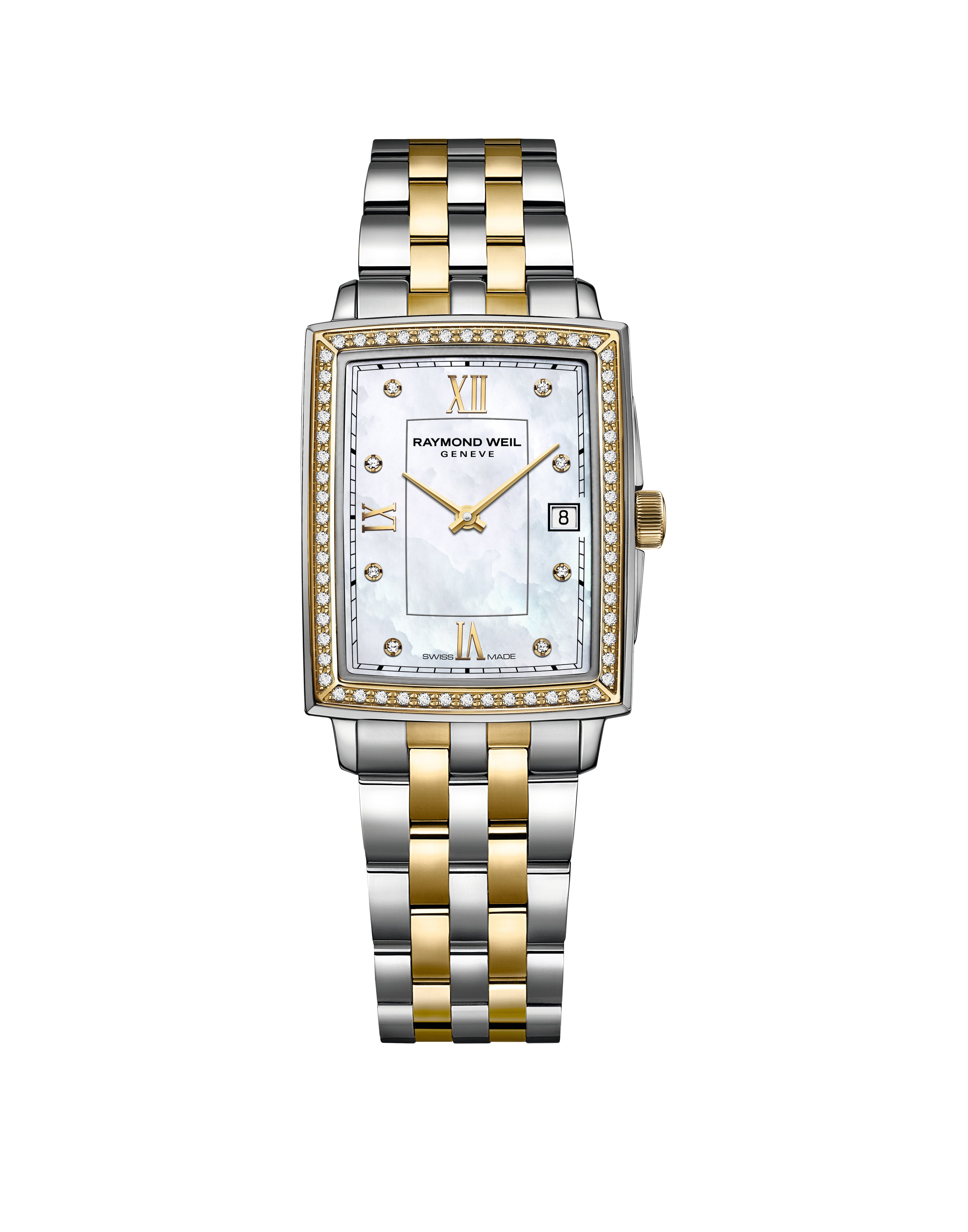Toccata Ladies Two-tone Diamond Quartz Mother of Pearl Dial Watch