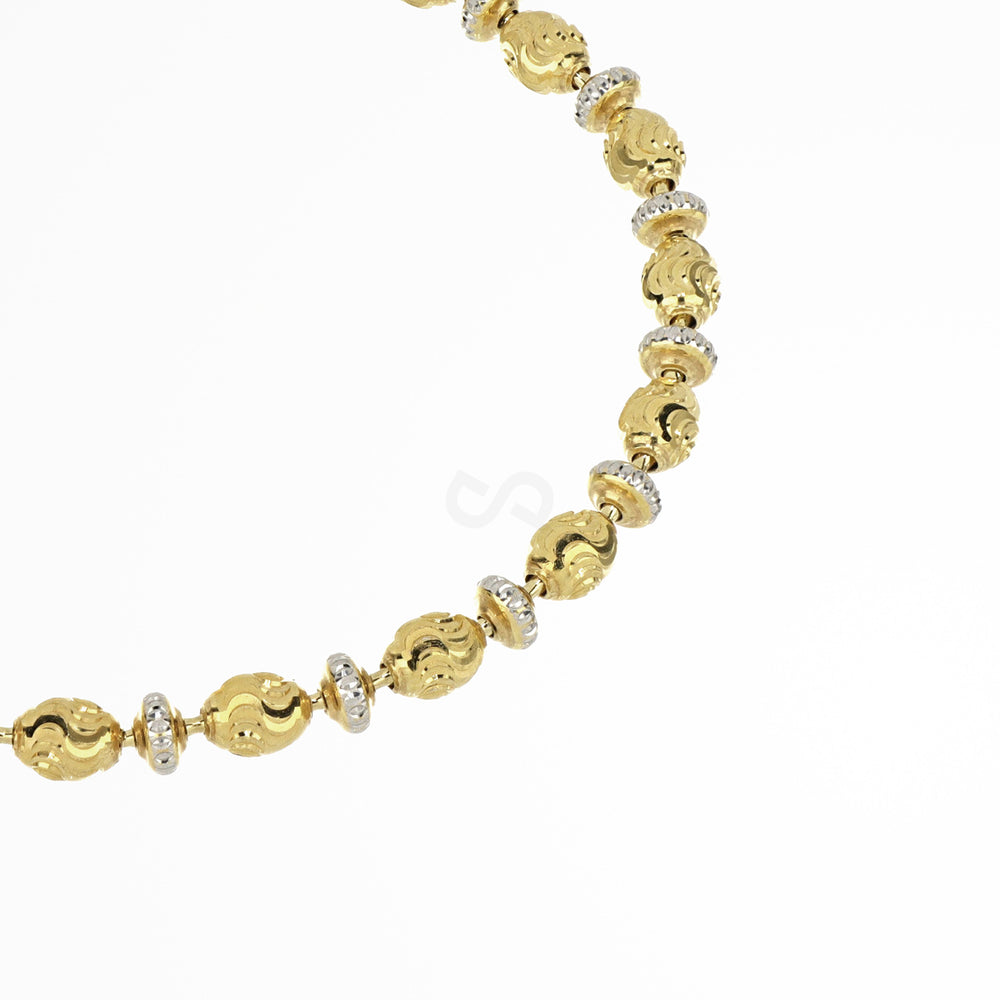 Saturno Silver & Gold Plated Bracelet