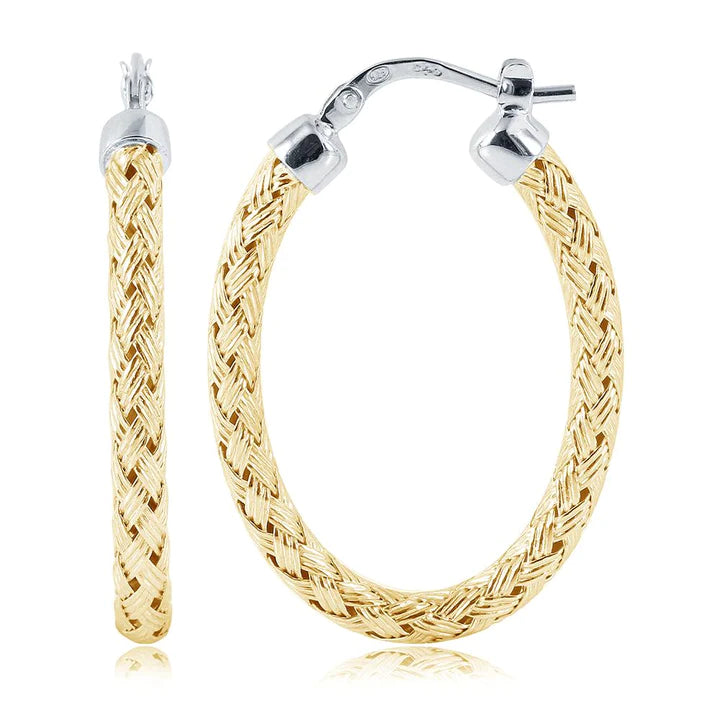 Charles Garnier Oval Hoop Earrings