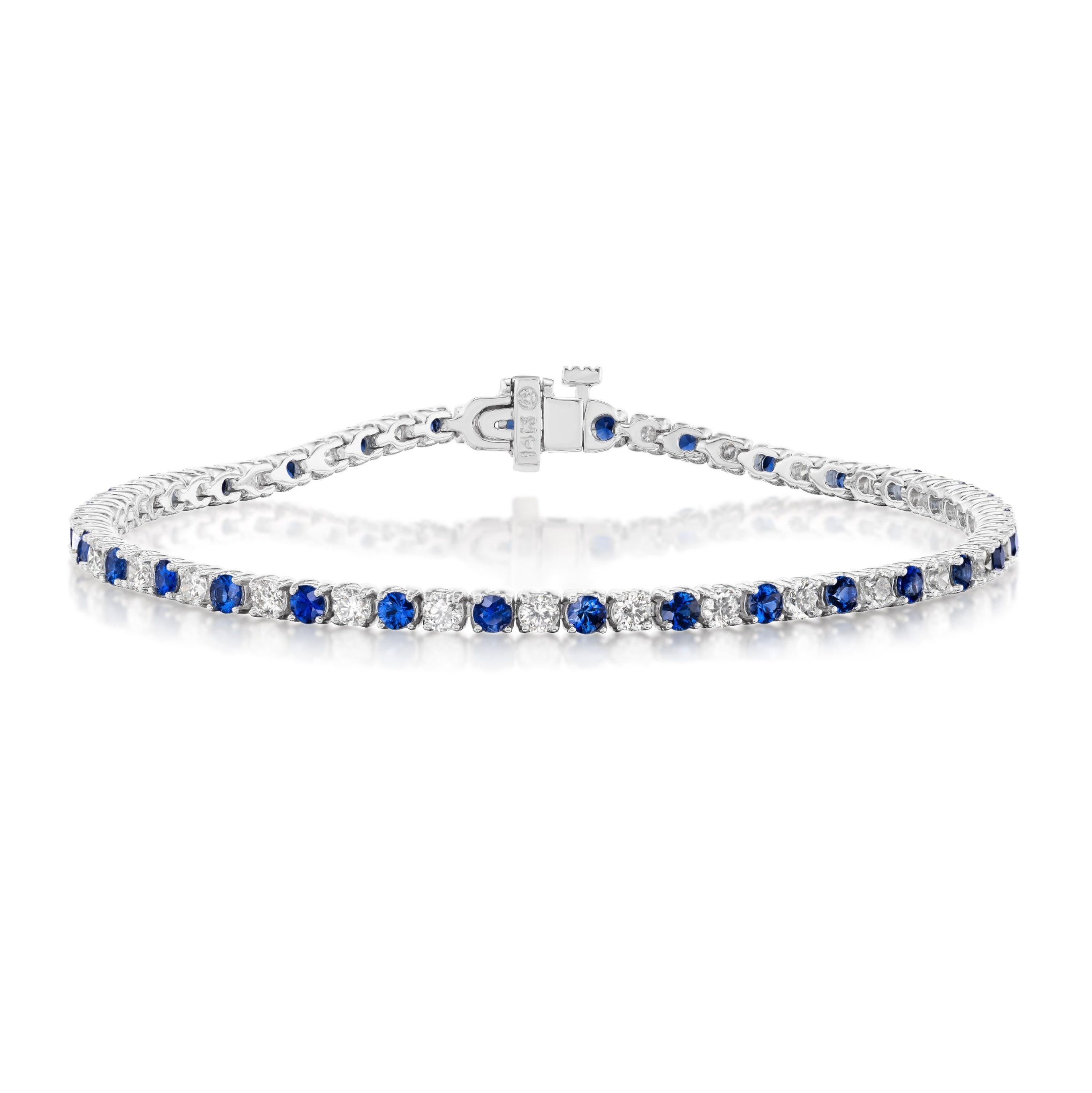 Sapphire and Diamond Bracelet