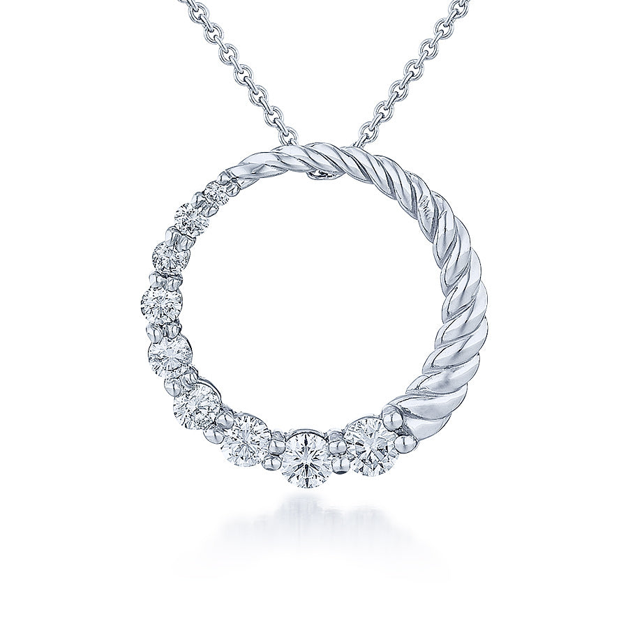 Diamond Circle Pendant