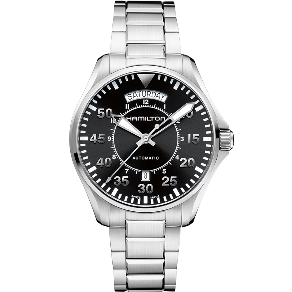 Khaki Aviation Pilot Day Date Auto