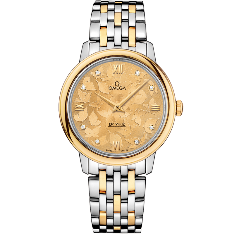 Omega De Ville Prestige 32.7 mm steel - yellow gold on steel - yellow gold