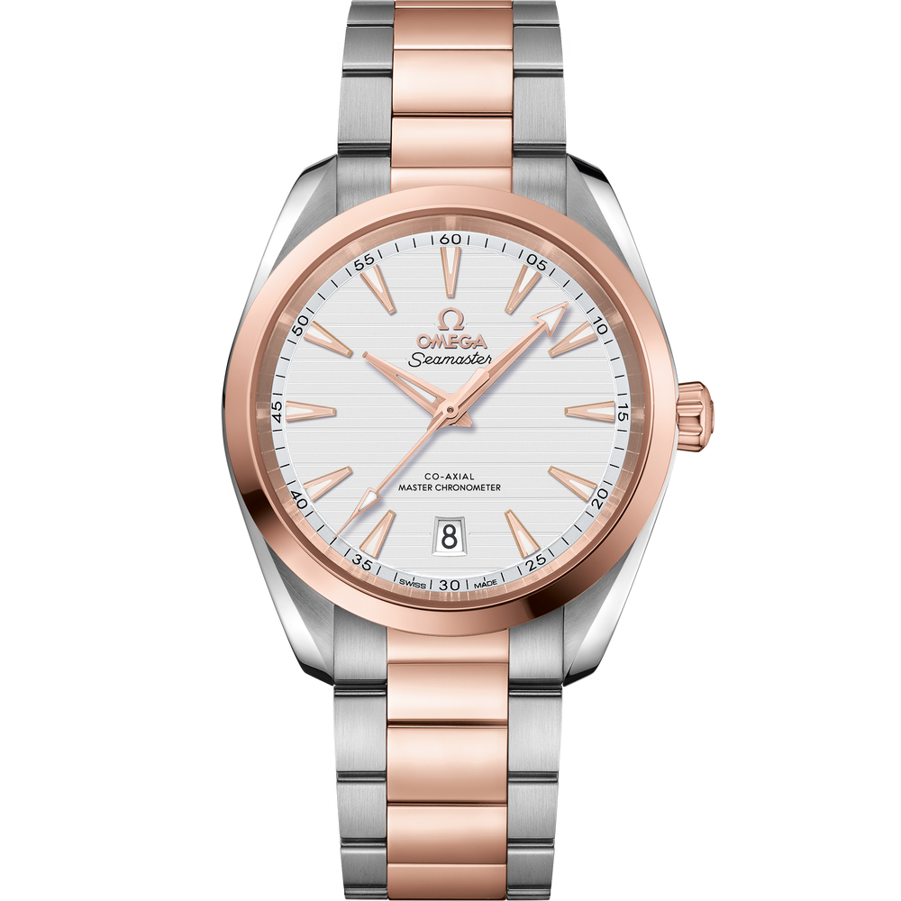 Omega Seamaster Aqua Terra 150M 38 mm steel - Sedna™ gold on steel - Sedna™ gold