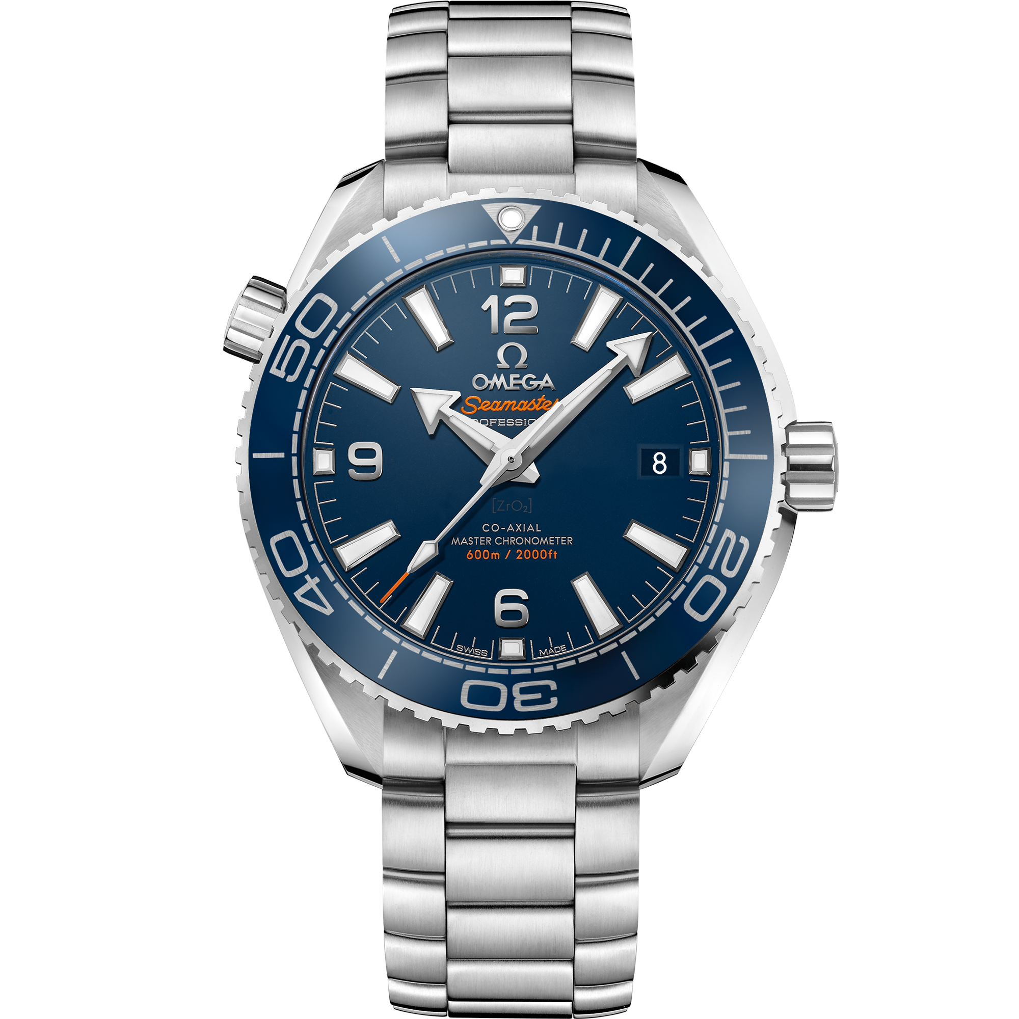 Omega Seamaster Planet Ocean 600M 39.5mm steel on steel