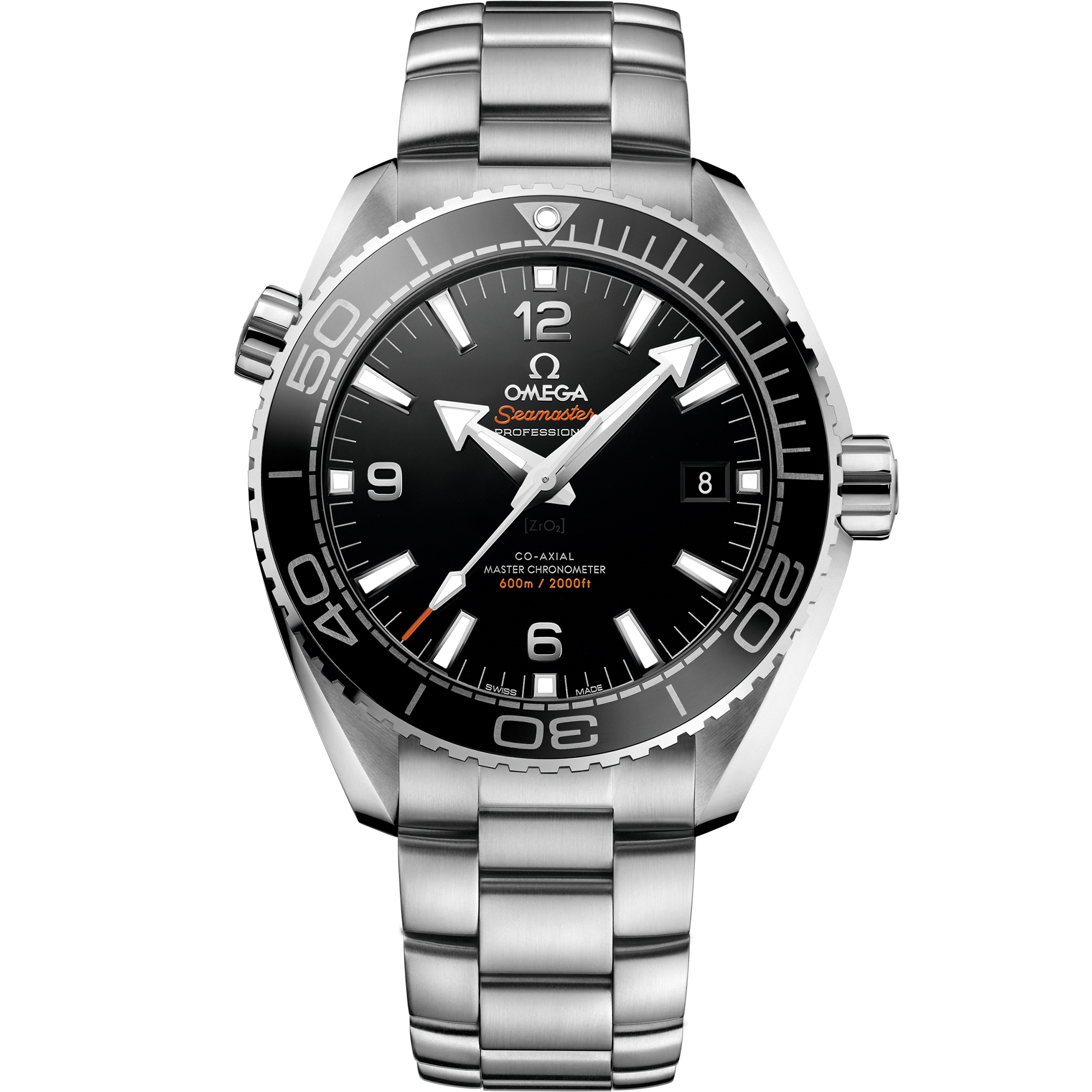 Omega Seamaster Planet Ocean 600M 43.5 mm steel on steel