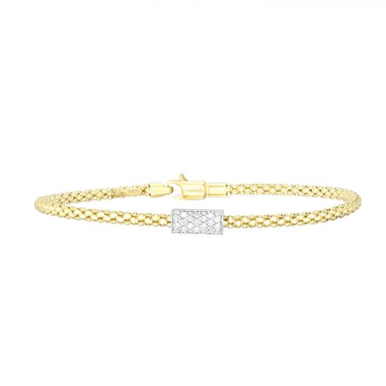 Diamond Popcorn Bracelet