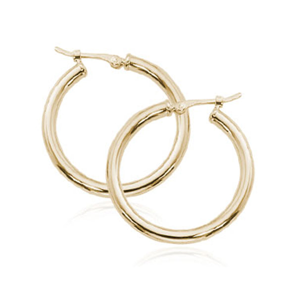 Yellow Gold Hoop Earrings