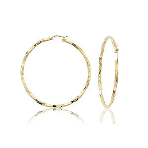 Yellow Gold Hoop Earrings