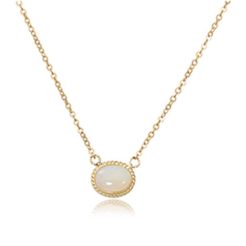 Oval Opal Pendant