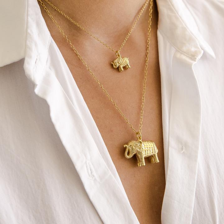 Anna Beck Small Elephant Pendant