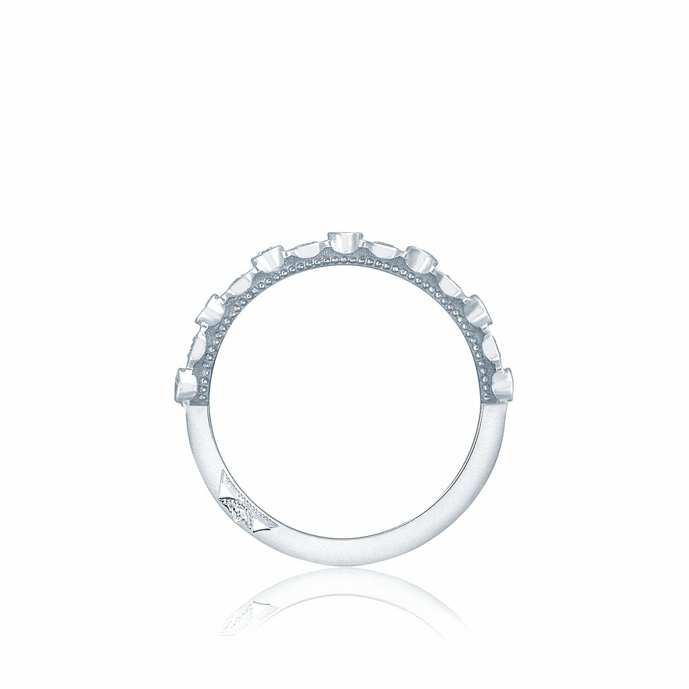 TACORI Sculpted Crescent Diamond Wedding Band