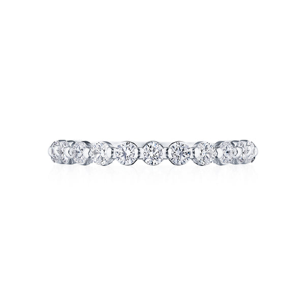 Tacori Sculpted Crescent Diamond Wedding Band