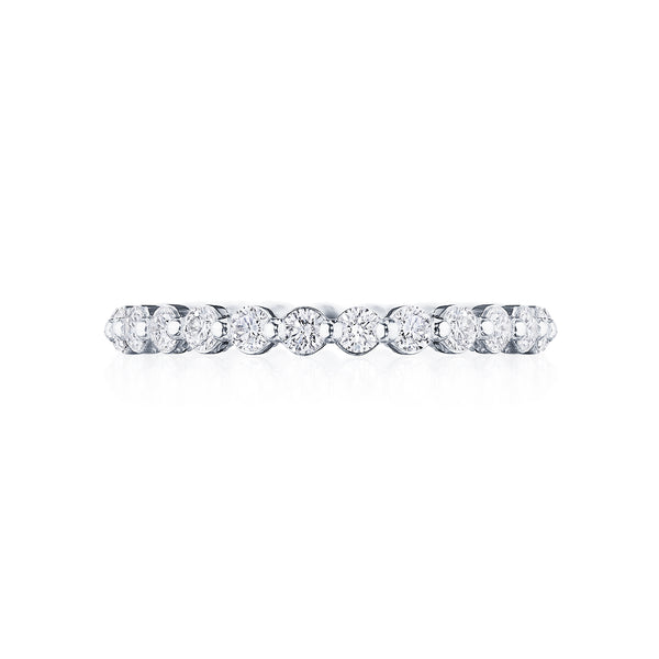 Tacori Sculpted Crescent Diamond Wedding Band
