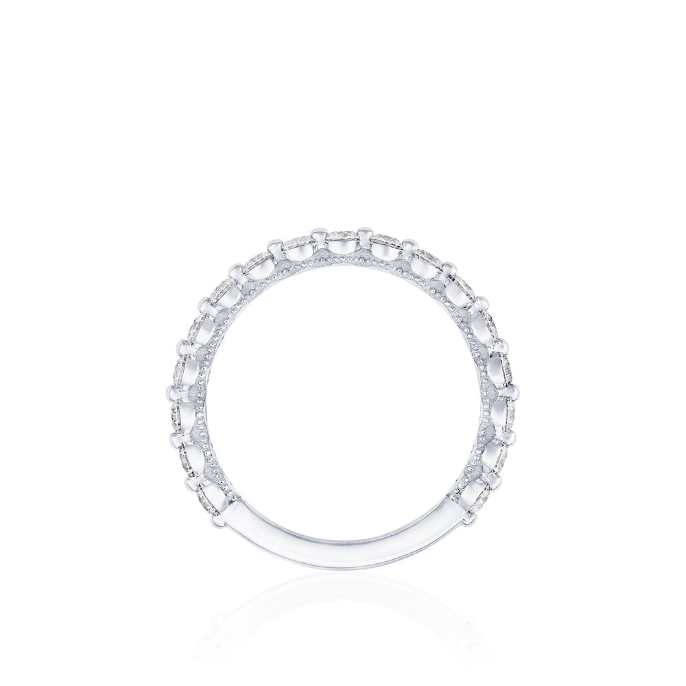 TACORI Sculpted Crescent Diamond Wedding Band