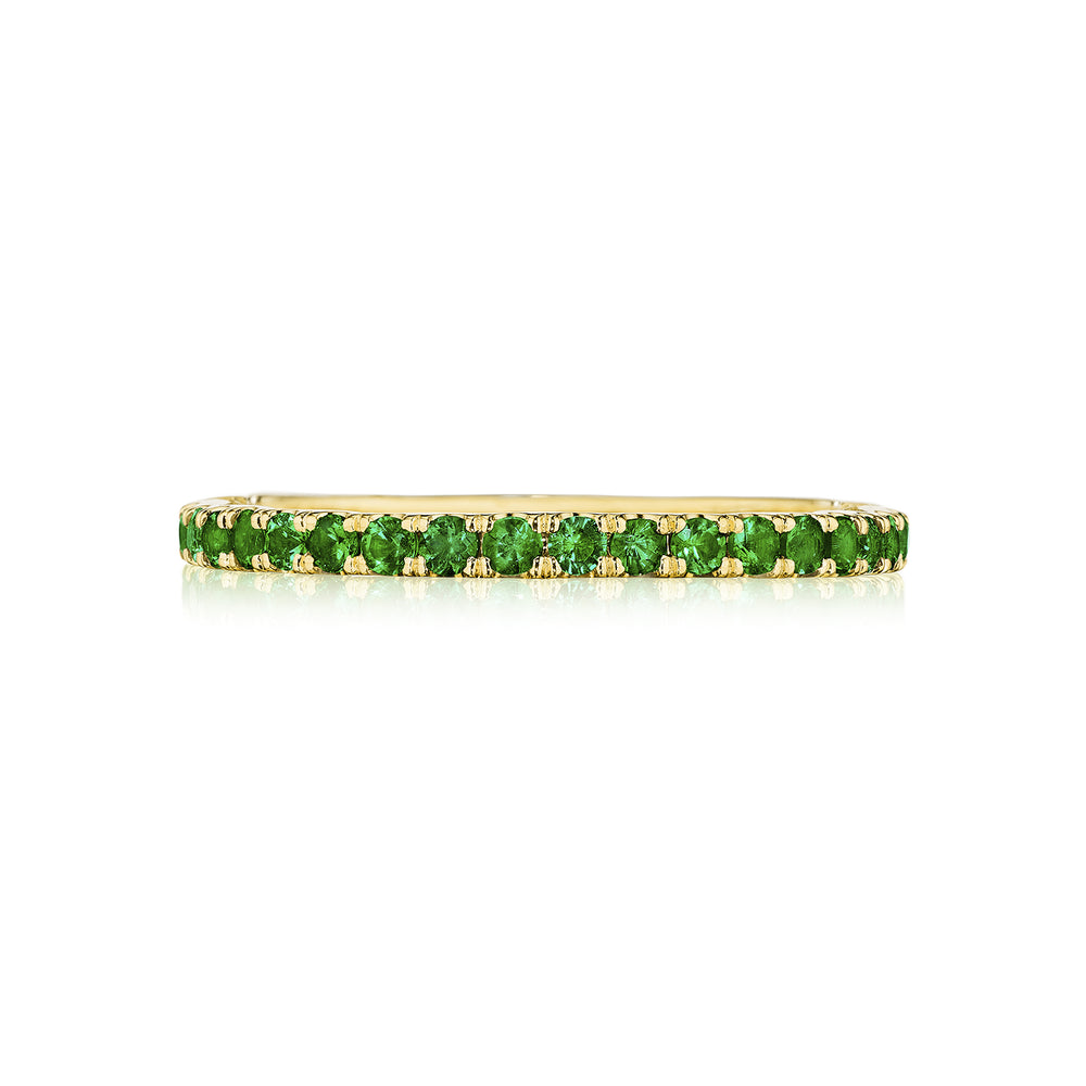 TACORI Sculpted Crescent Emerald Band