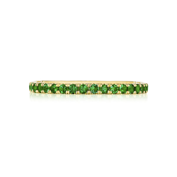 Tacori Sculpted Crescent Emerald Band