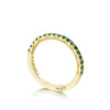 Tacori Sculpted Crescent Emerald Band