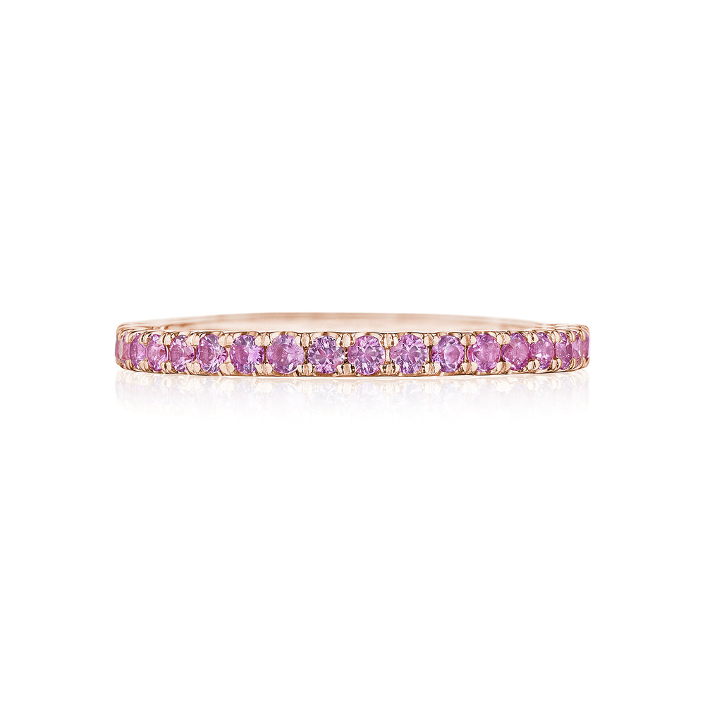 TACORI Sculpted Crescent Pink Sapphire Band