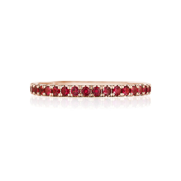 Tacori Sculpted Crescent Ruby Band