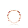 Tacori Sculpted Crescent Ruby Band