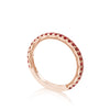 Tacori Sculpted Crescent Ruby Band