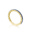Tacori Sculpted Crescent Sapphire Band