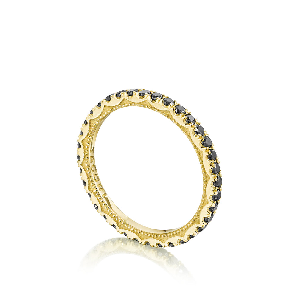 TACORI Sculpted Crescent Black Diamond Band