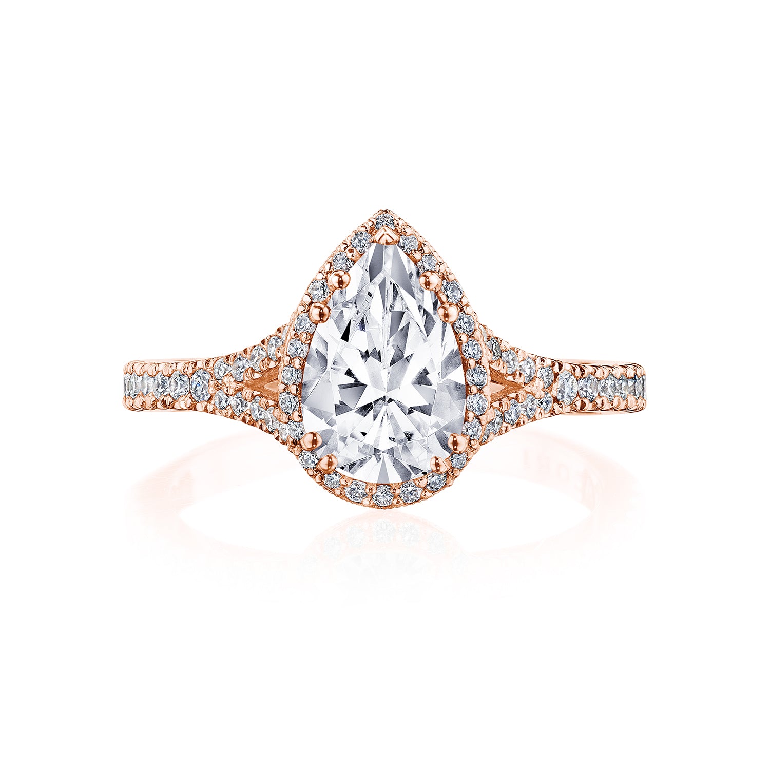 TACORI Dantela Pear Shape Diamond Engagement Ring