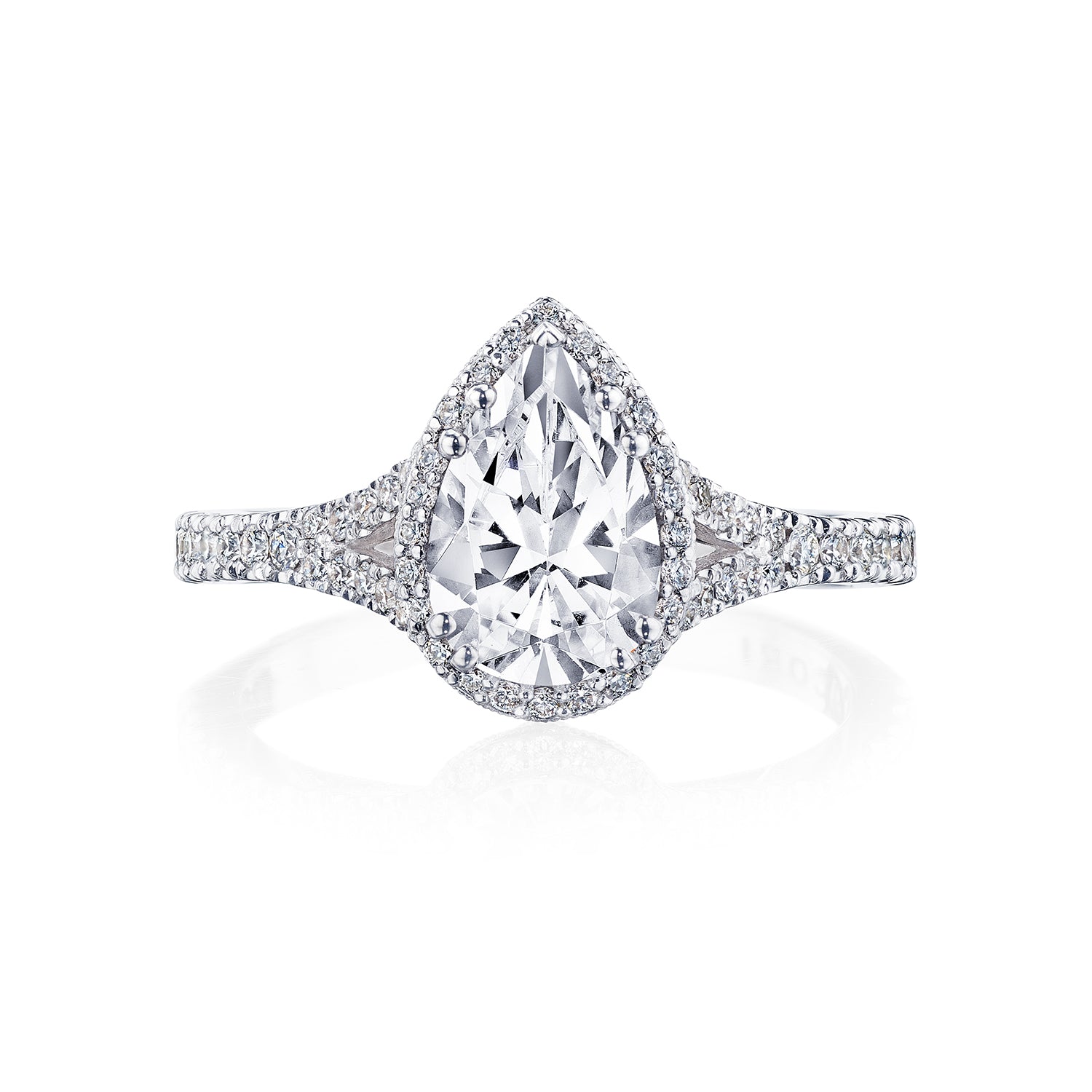 TACORI Dantela Pear Shape Diamond Engagement Ring