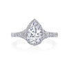Tacori Dantela Pear Shape Diamond Engagement Ring