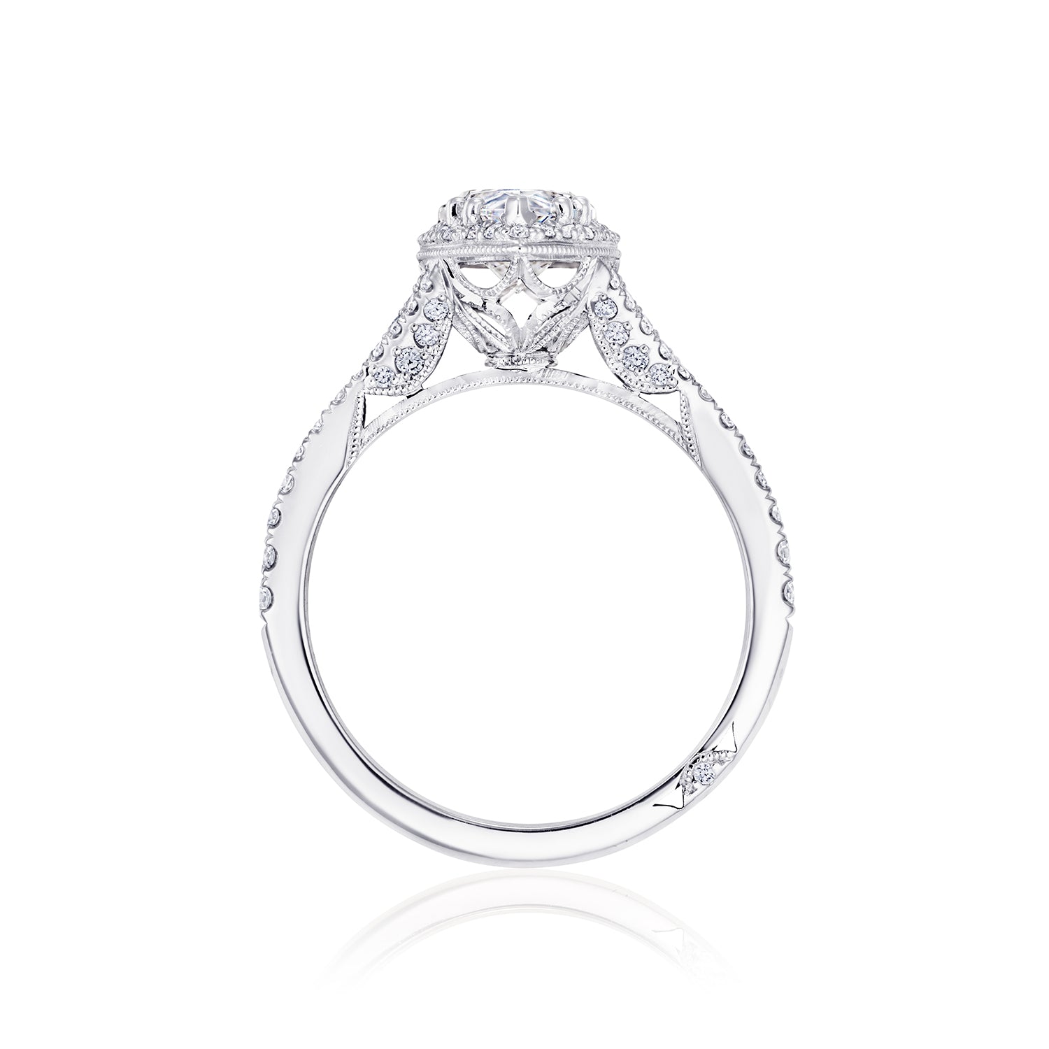 TACORI Dantela Pear Shape Diamond Engagement Ring